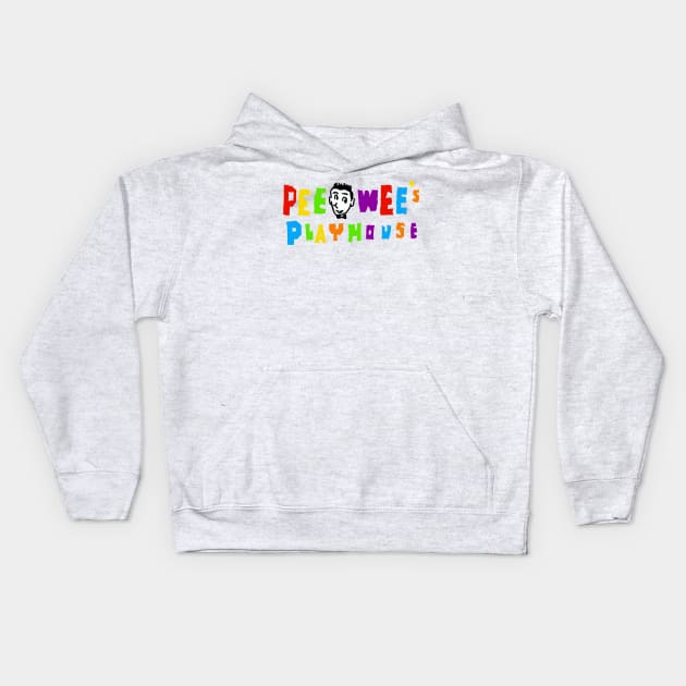 Pee-Wee's Playhouse (Rainbow Logo) Kids Hoodie by Scum & Villainy